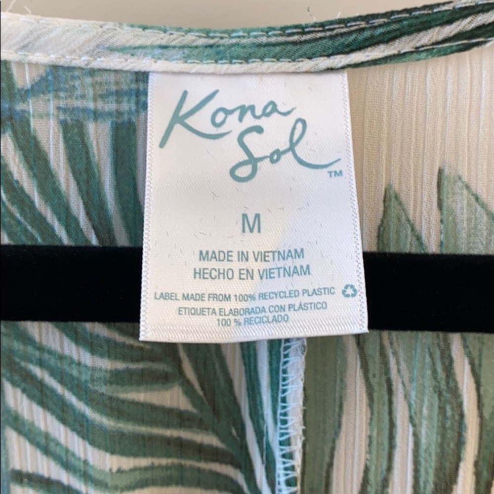 Kona Sol Swimsuit Cover Up Sz M - Picture 4 of 6